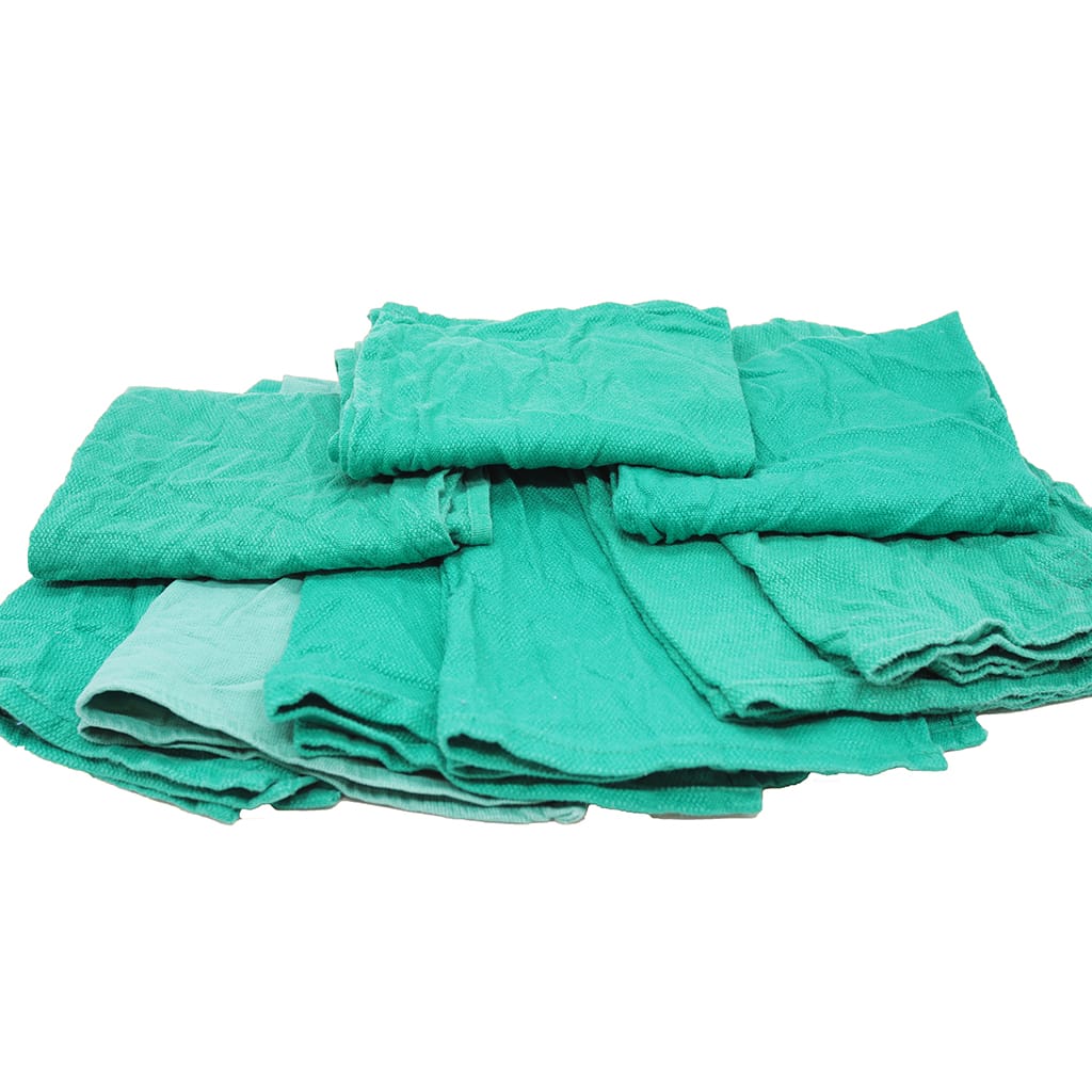 Reclaimed Green Huck Towels