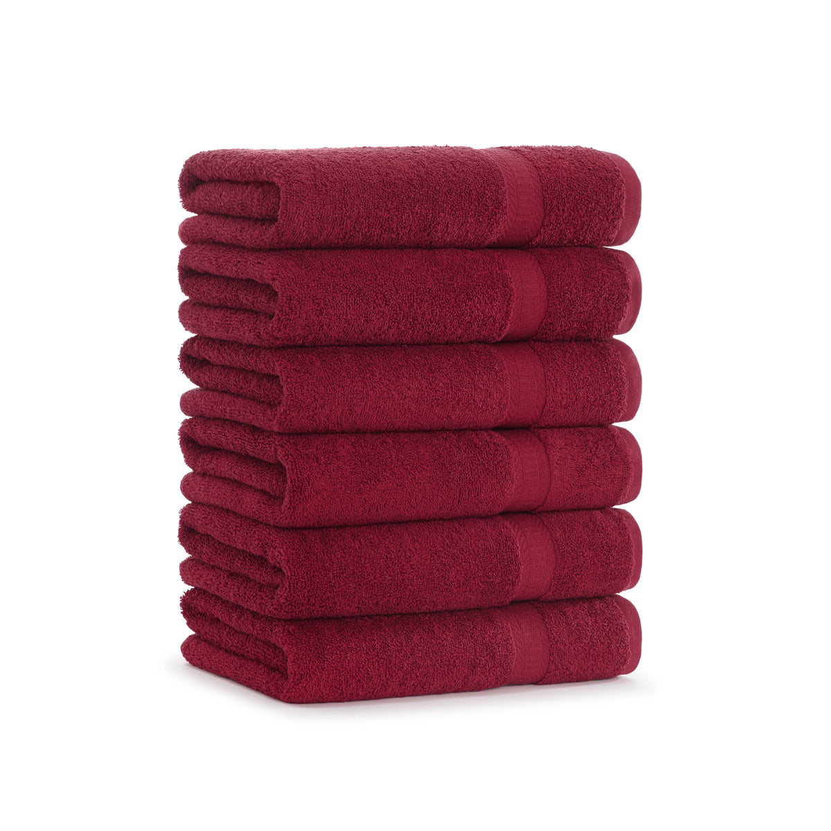 18 PC 100% buy Terry Cotton Towel Set RED