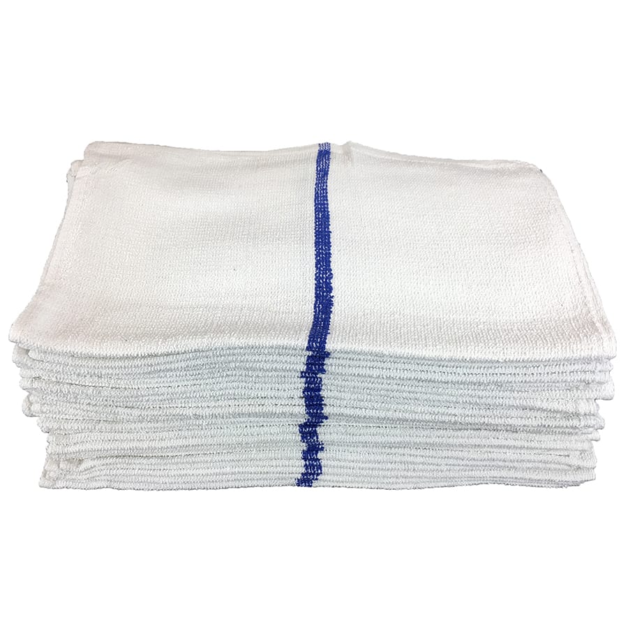 A GRADE BLUE STRIPE BAR MOP TOWELS- 5 DZ.-image-1