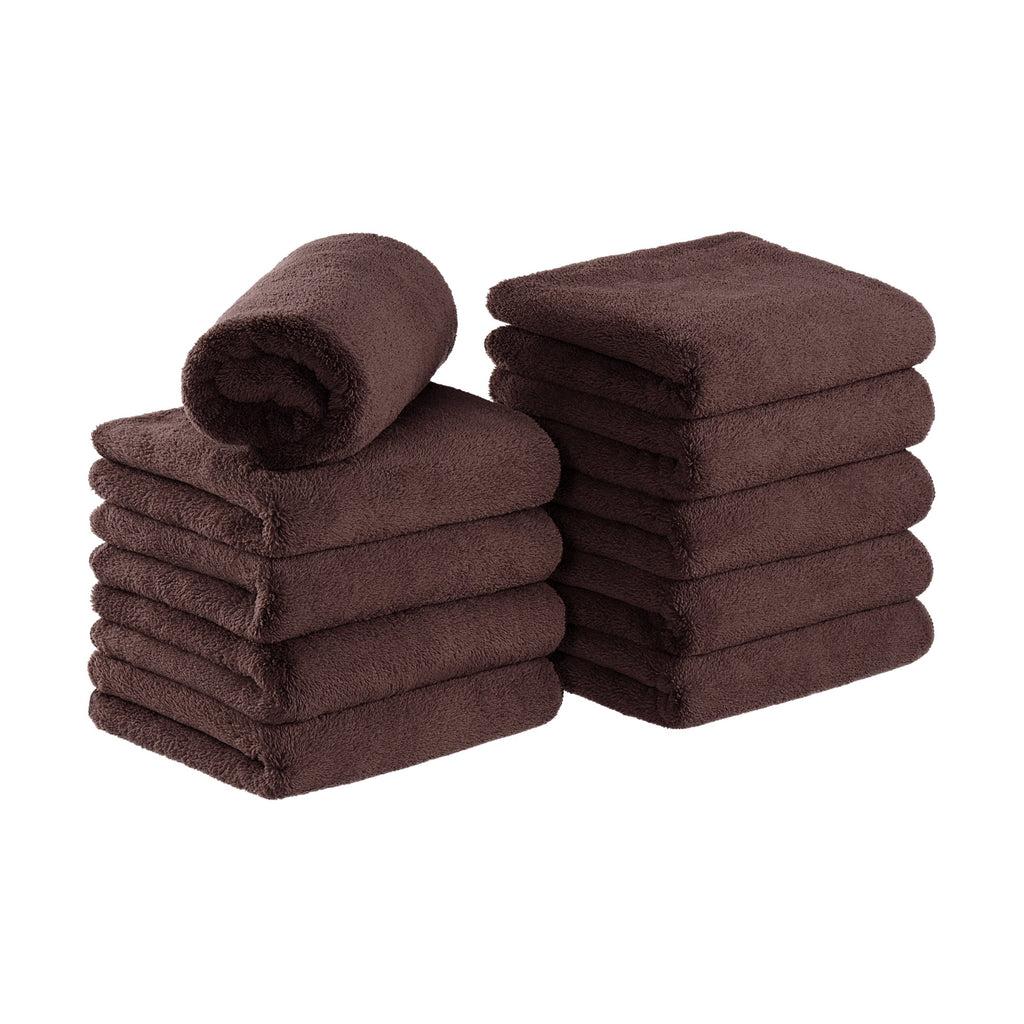Coral Fleece Bleach Safe Towels- 10 Pack-image-2