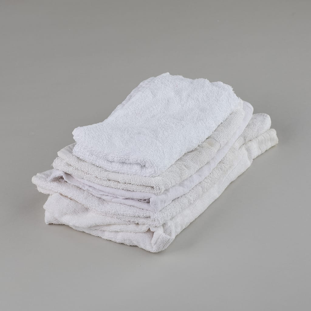 White Terry Cloth Assorted Recycled