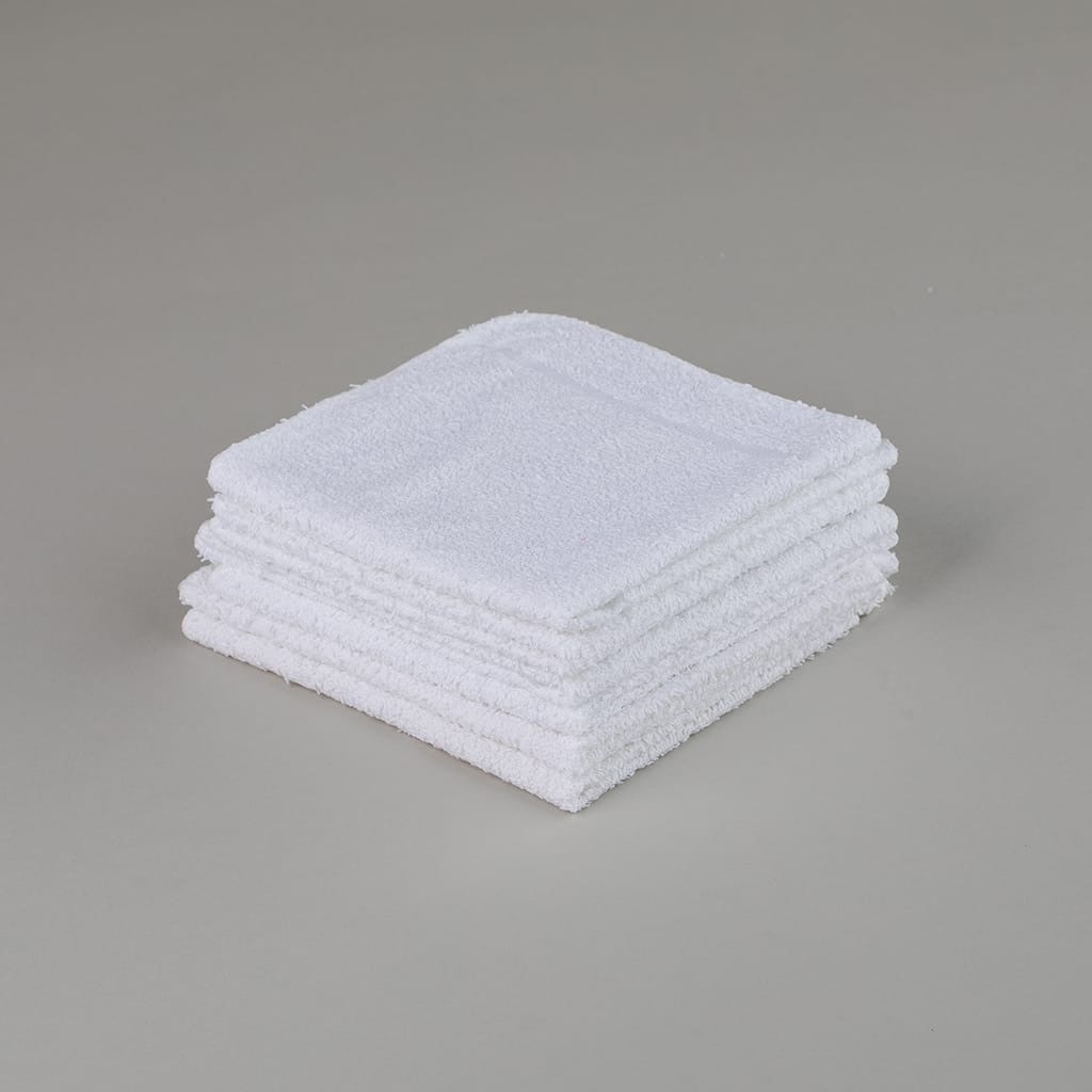 Economy White Washcloths Mednik Riverbend