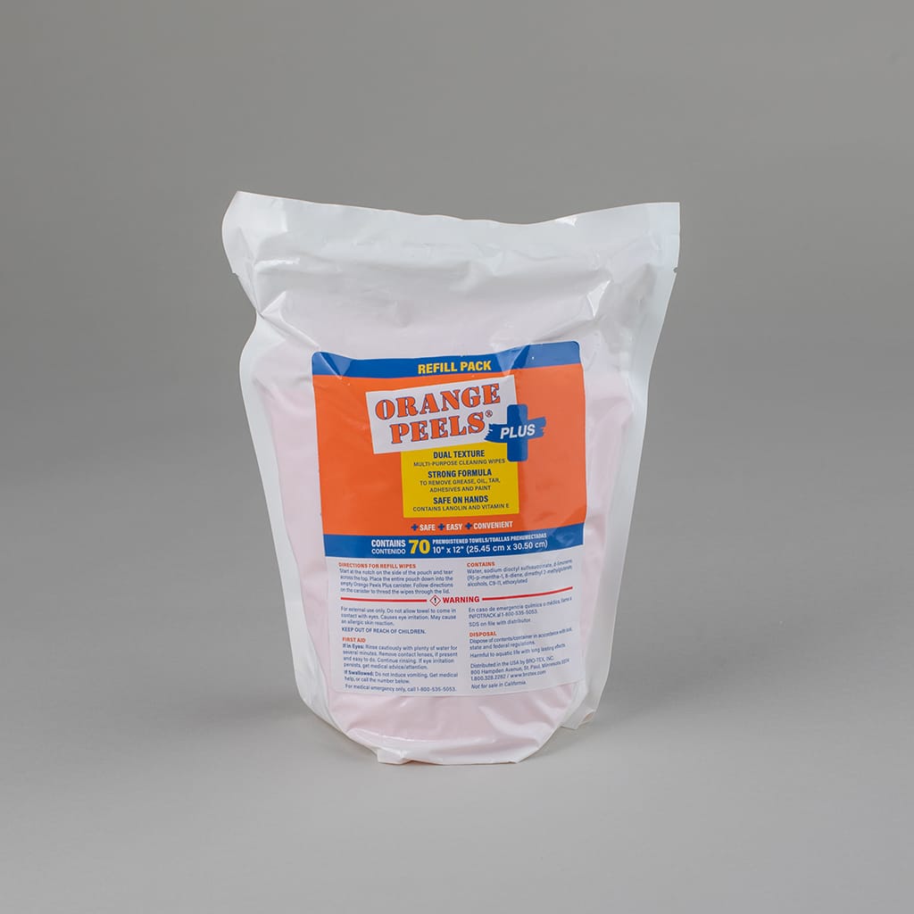 Orange Peel Pre-Moistened Wipe Refill