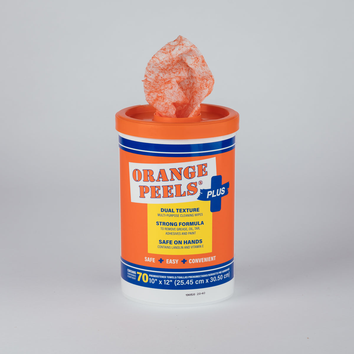 Orange Peel Pre-Moistened Wipes