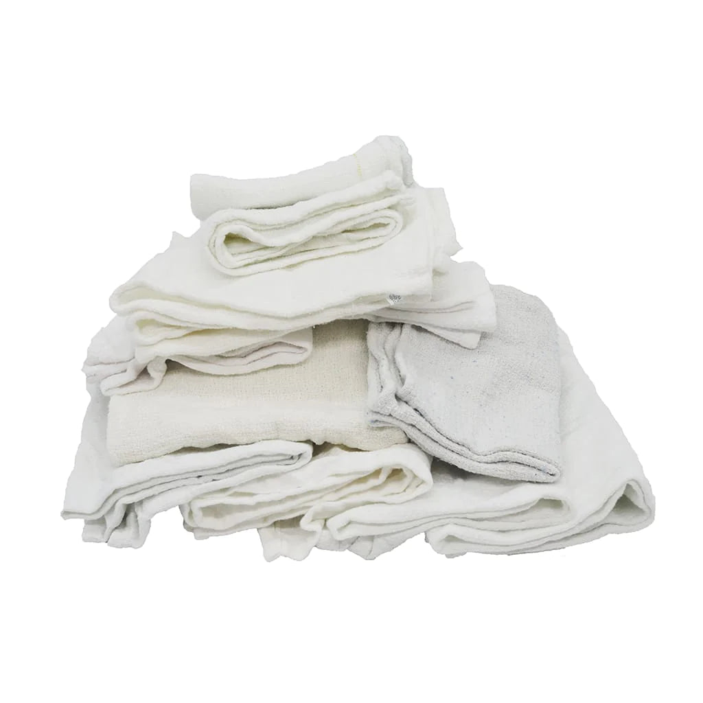 Reclaimed White Huck Towels-image-1