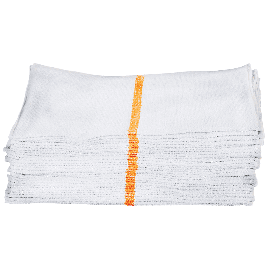 A GRADE GOLD STRIPE BAR MOP TOWELS- 5 DZ.-image-1