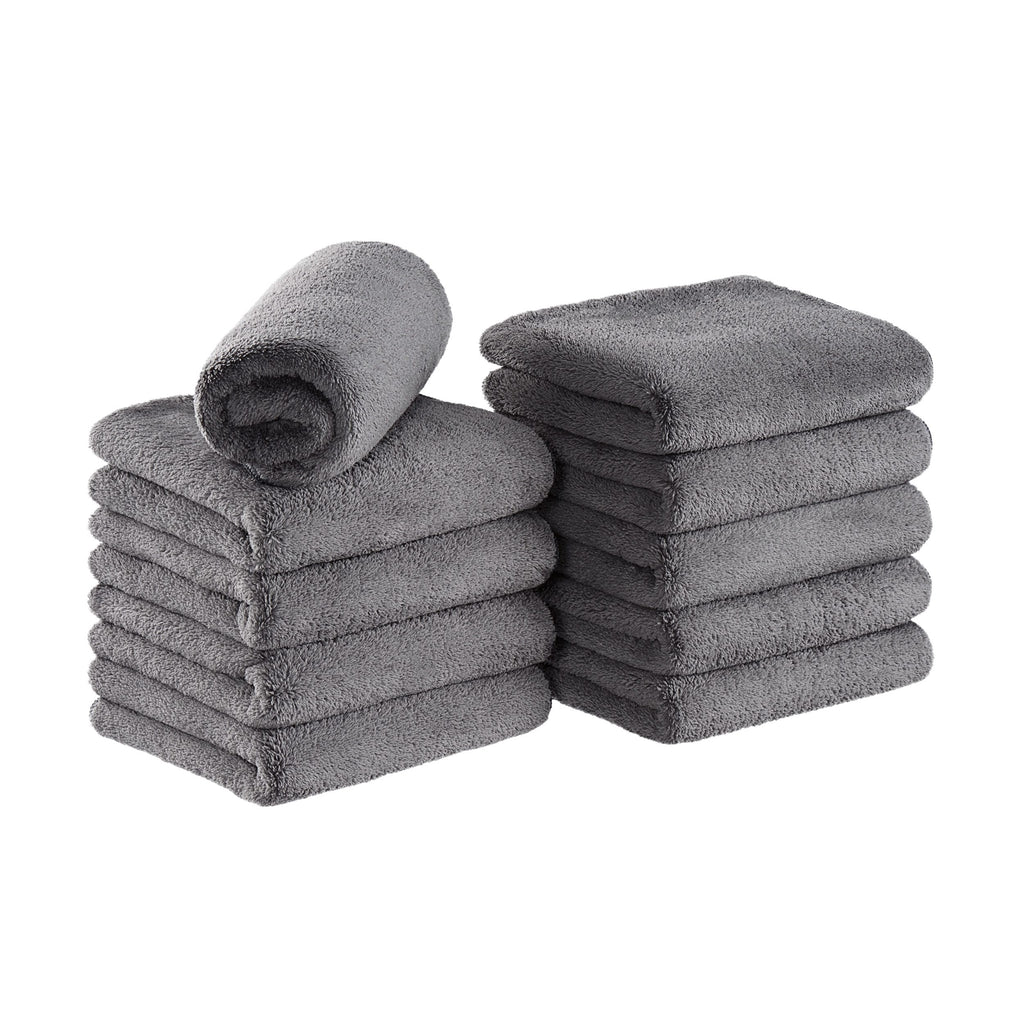 Soft Coral Fleece Towel Sets Clearance Absorbent For Home, Beach